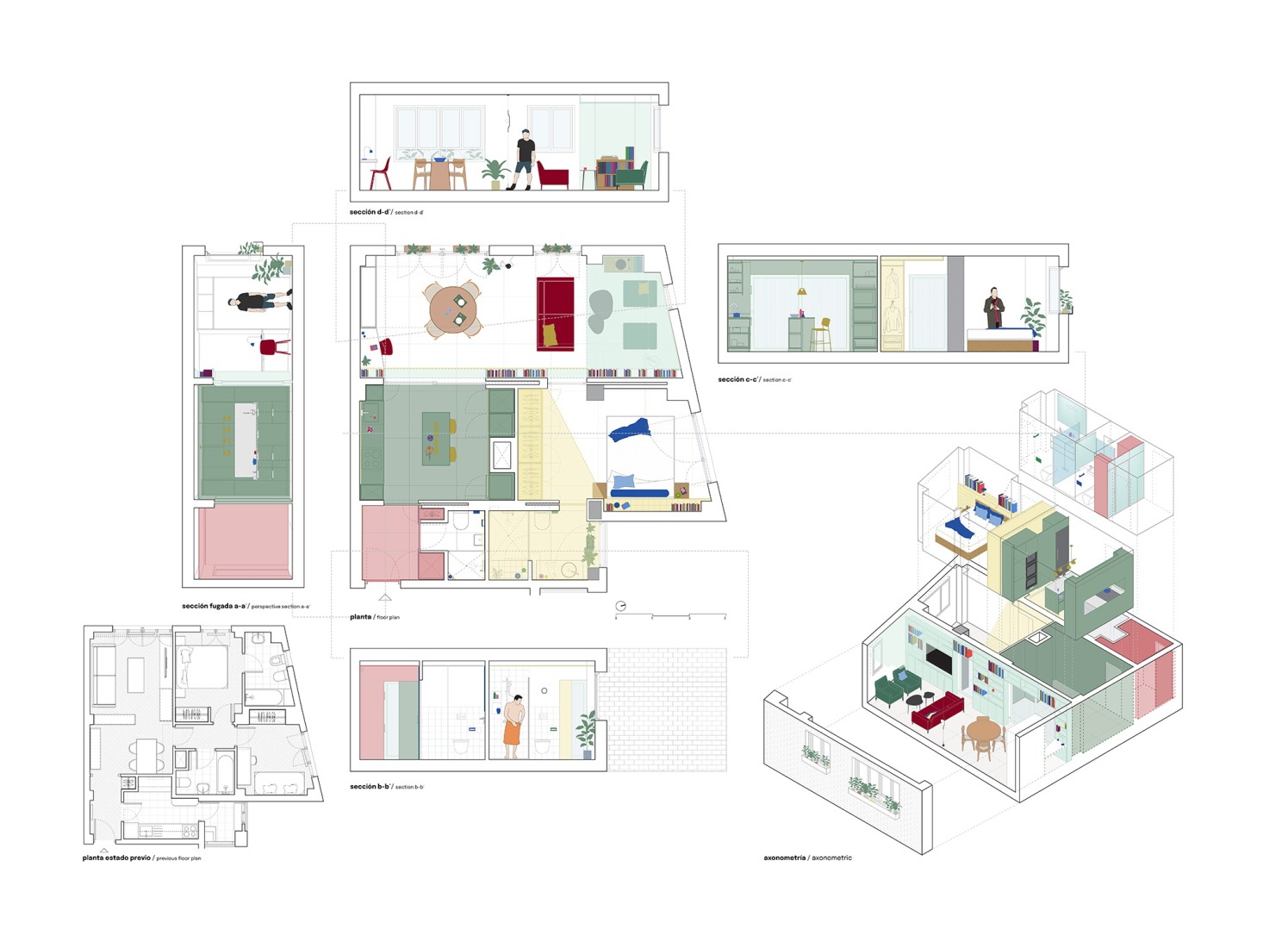 Narrative poster. Casa POP by gon architects.