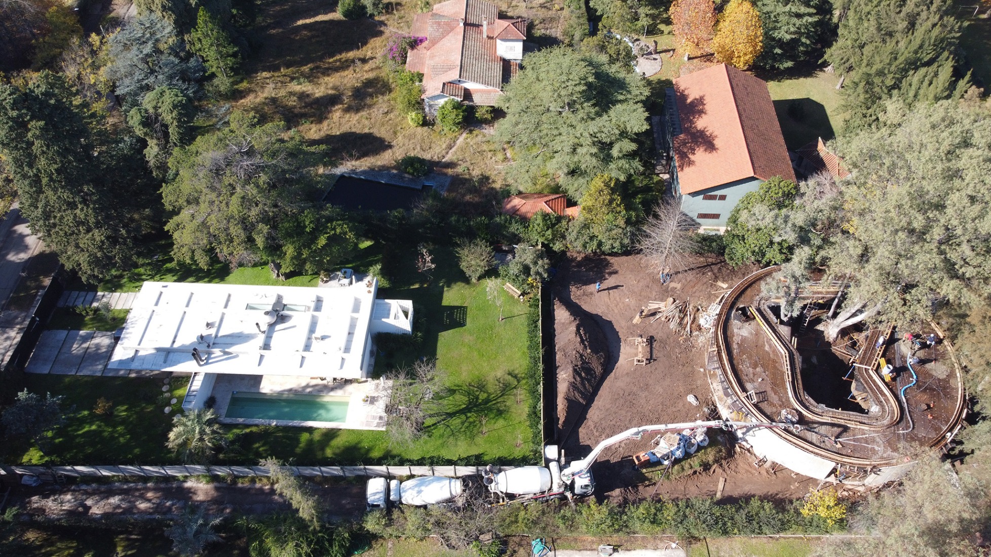 Proceso de construcción. Casa JB por Haak Arquitectura.