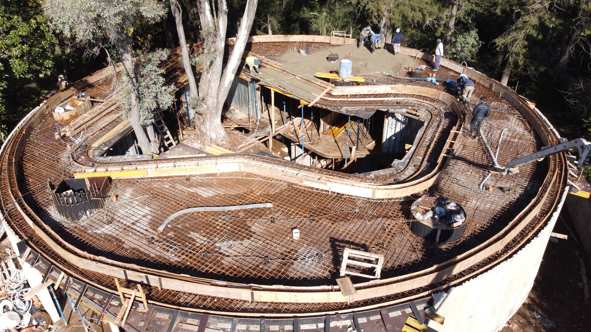 Proceso de construcción. Casa JB por Haak Arquitectura.