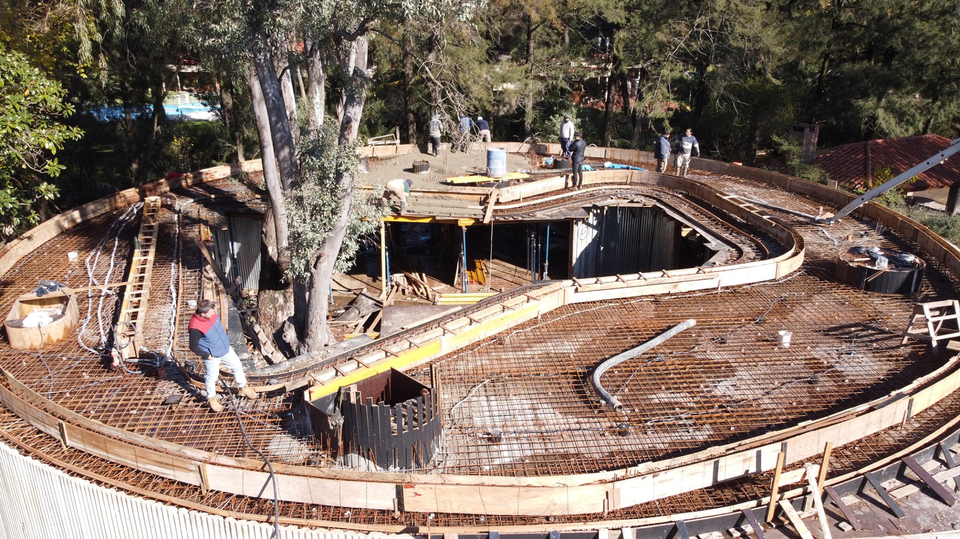 Proceso de construcción. Casa JB por Haak Arquitectura.