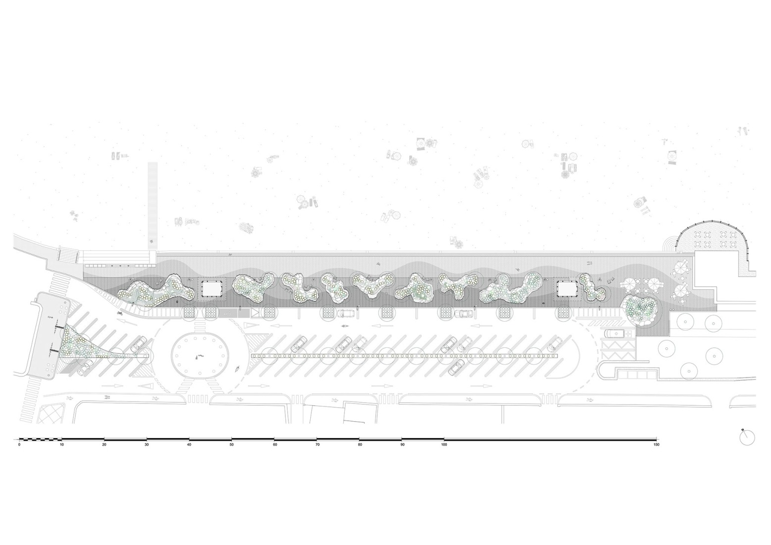 Paseo Marítimo de Comillas por Héctor Navarro + arkhitekton. Plano de situación.