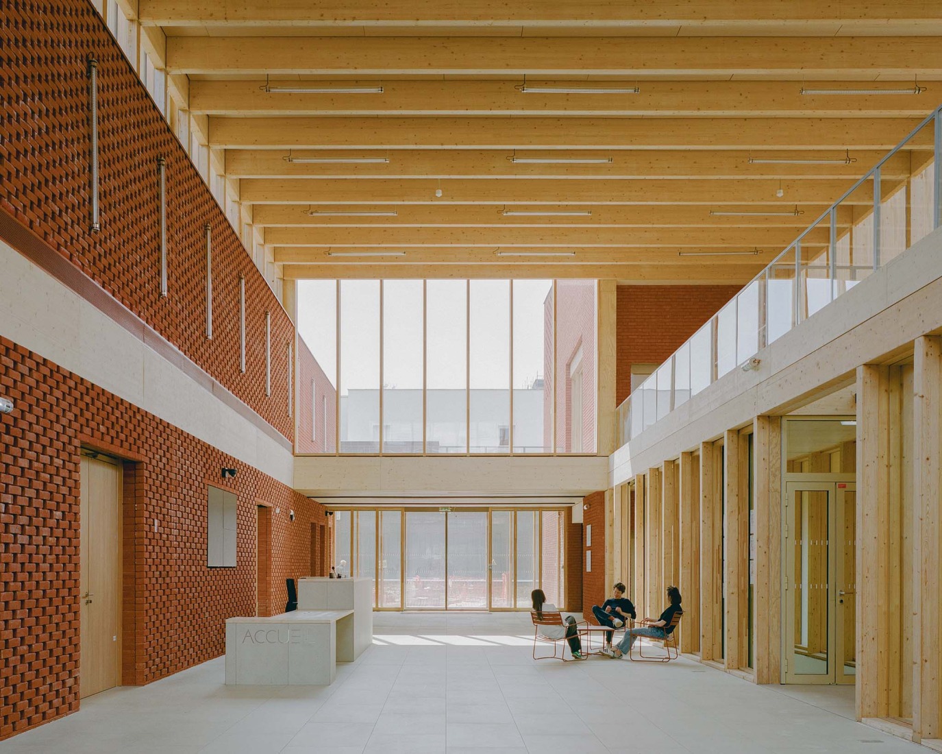 Jacques Prévert Public Services Center by HEMAA. Photograph by Charles Bouchaïb.