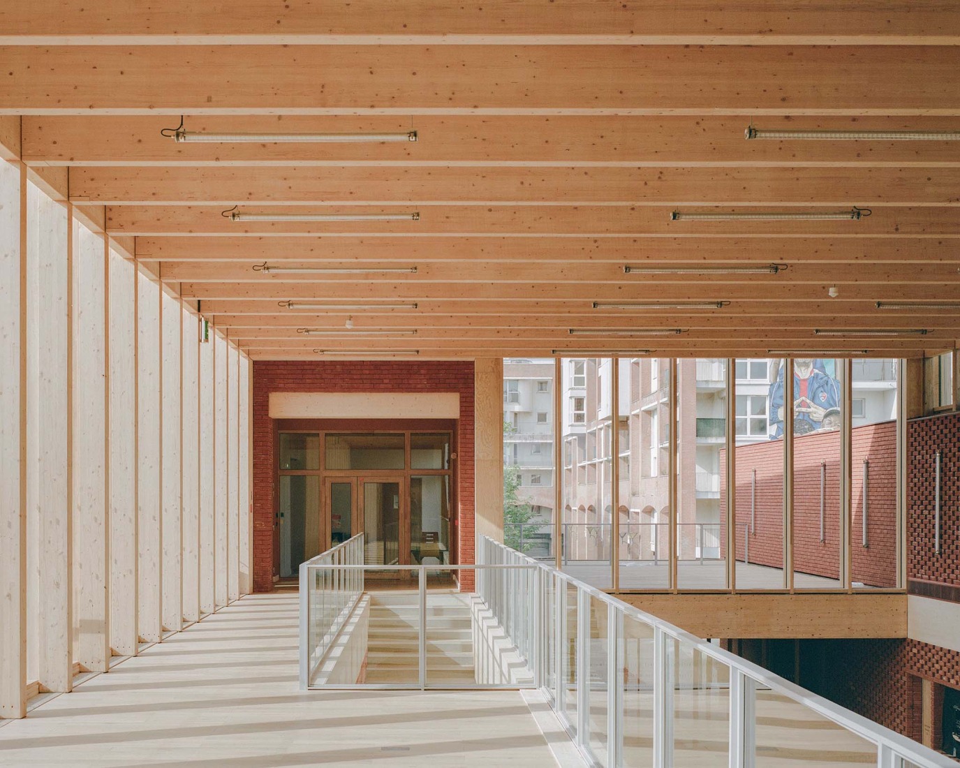 Jacques Prévert Public Services Center by HEMAA. Photograph by Charles Bouchaïb.