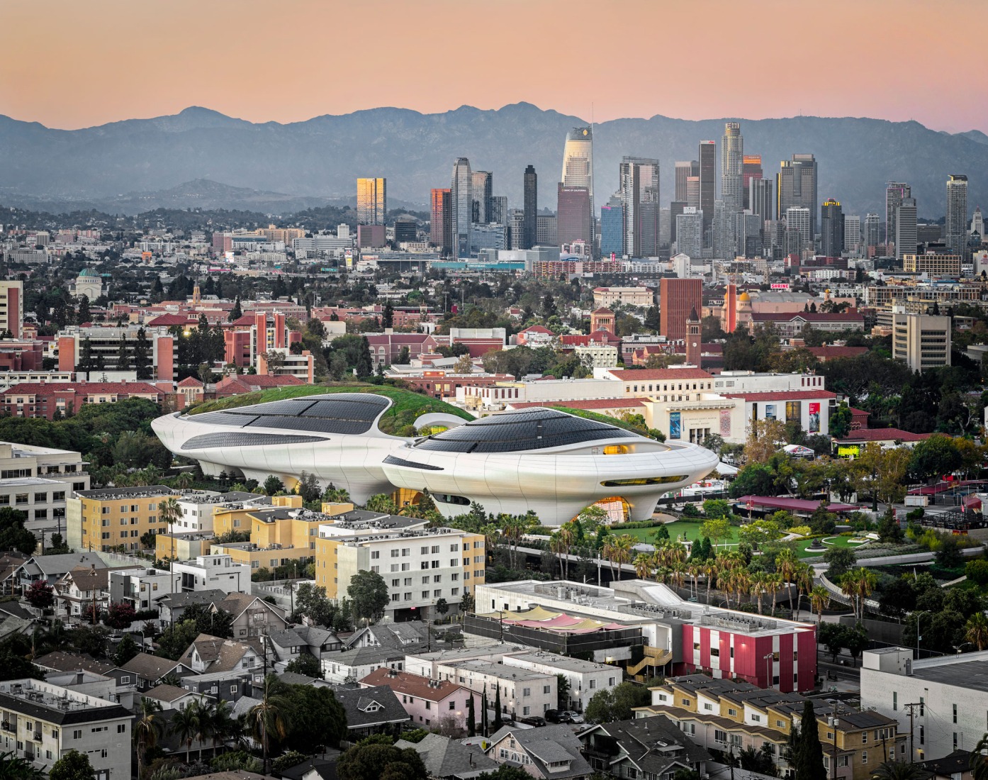Lucas Museum of Narrative Art by MAD Architects. Photograph by Hufton+Crow. Courtesy of Lucas Museum of Narrative Art.