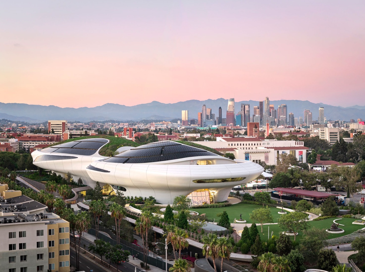 Lucas Museum of Narrative Art by MAD Architects. Photograph by Hufton+Crow. Courtesy of Lucas Museum of Narrative Art.