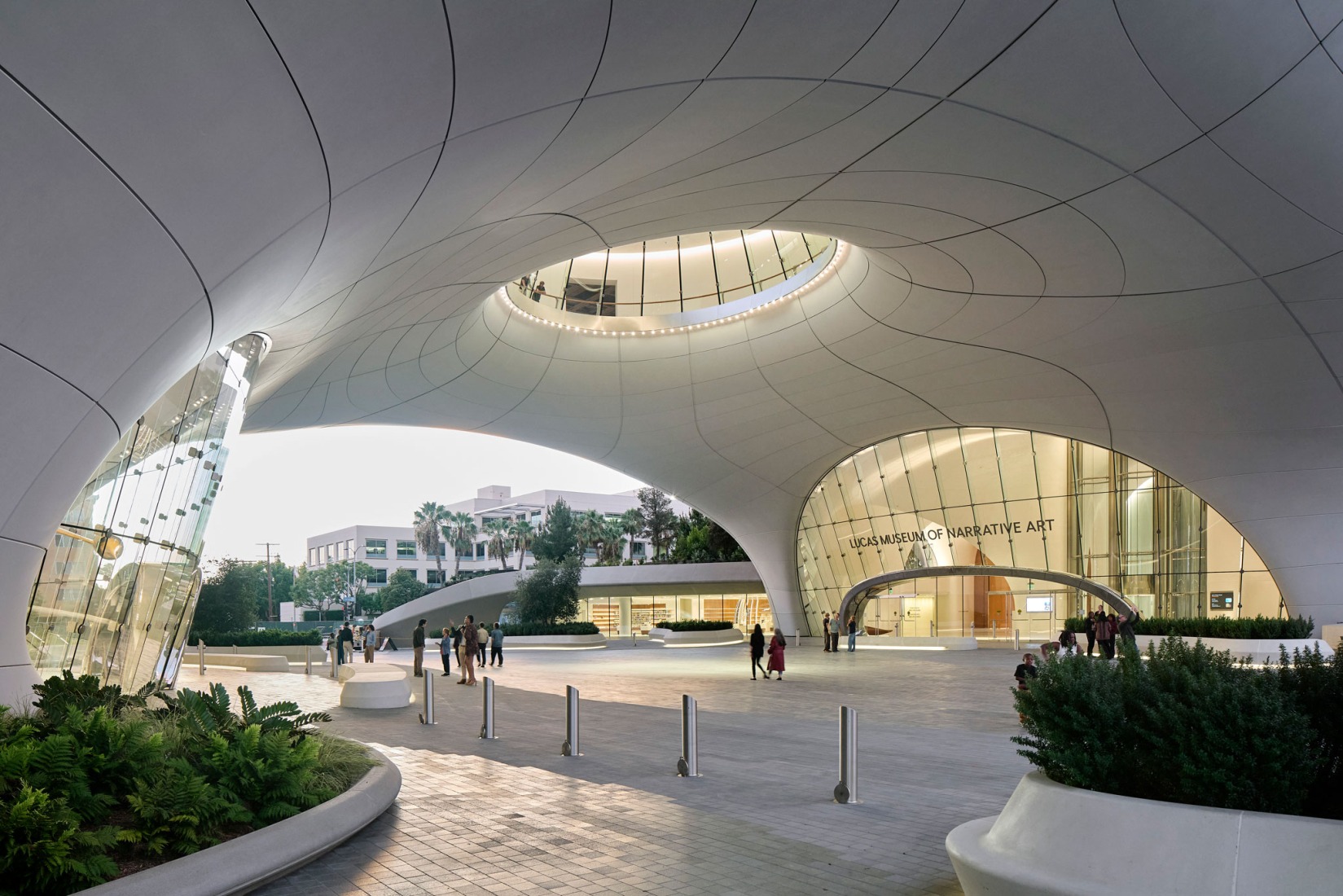 Lucas Museum of Narrative Art by MAD Architects. Photograph by Hufton+Crow. Courtesy of Lucas Museum of Narrative Art.