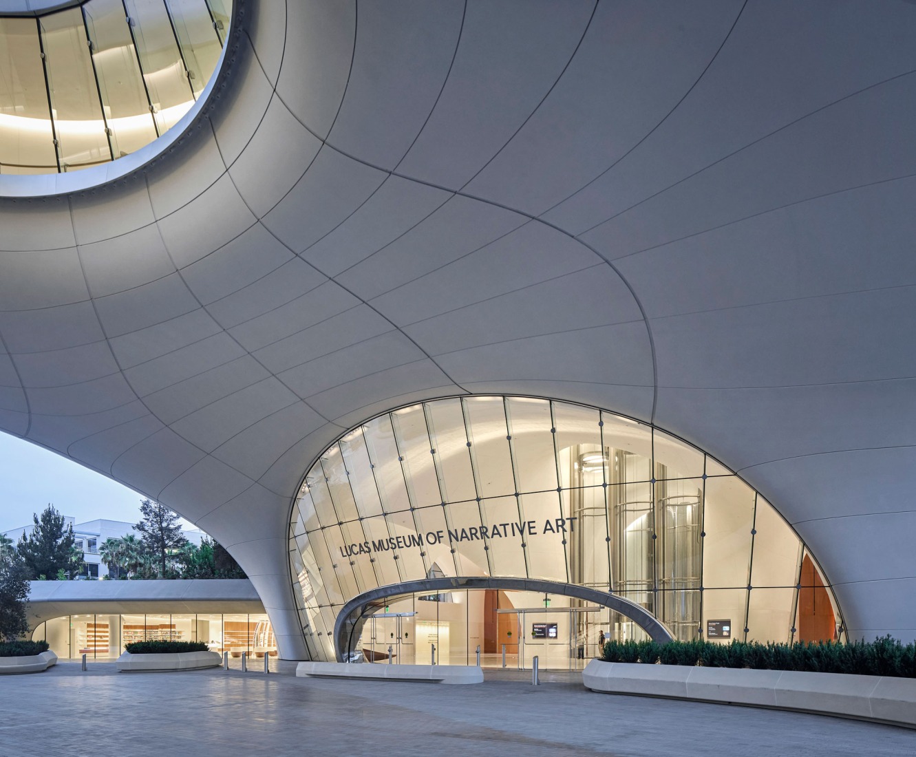 Lucas Museum of Narrative Art by MAD Architects. Photograph by Hufton+Crow. Courtesy of Lucas Museum of Narrative Art.