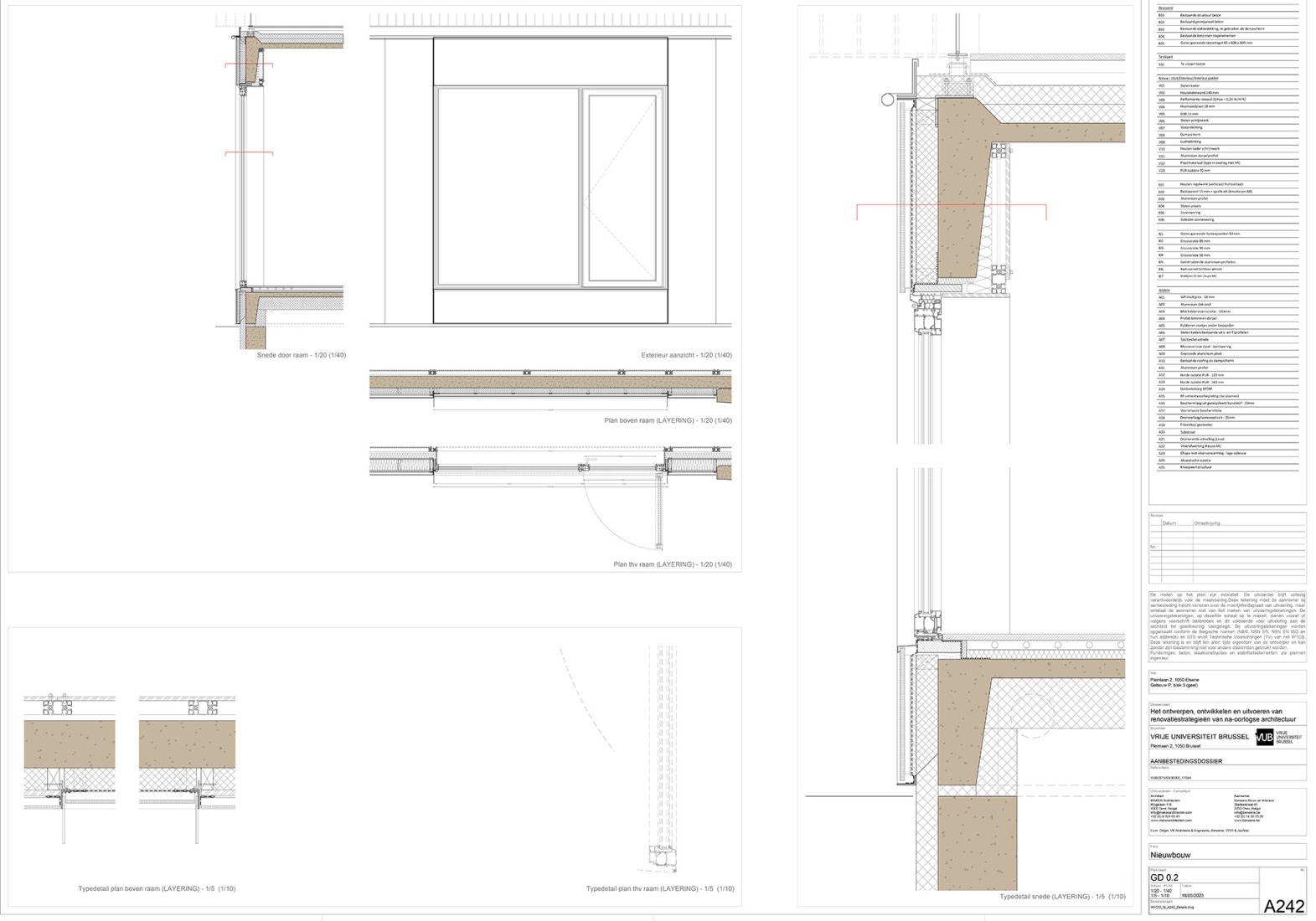 Constructive details. WVDM Living Lab by MAKER architecten.