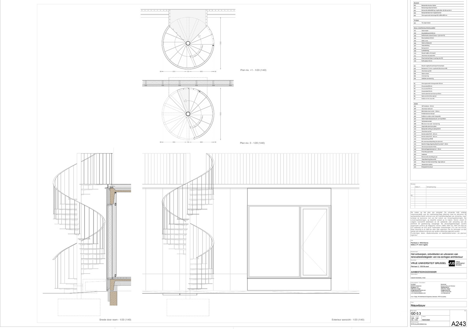 Constructive details. WVDM Living Lab by MAKER architecten.