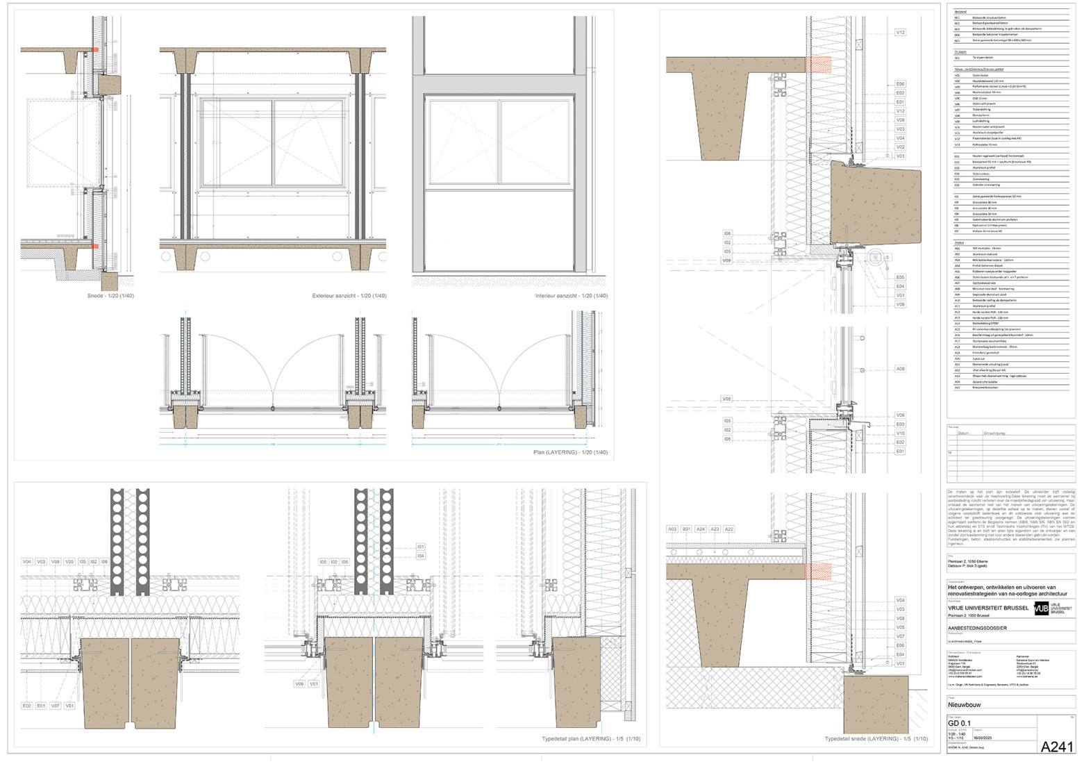 Constructive details. WVDM Living Lab by MAKER architecten.