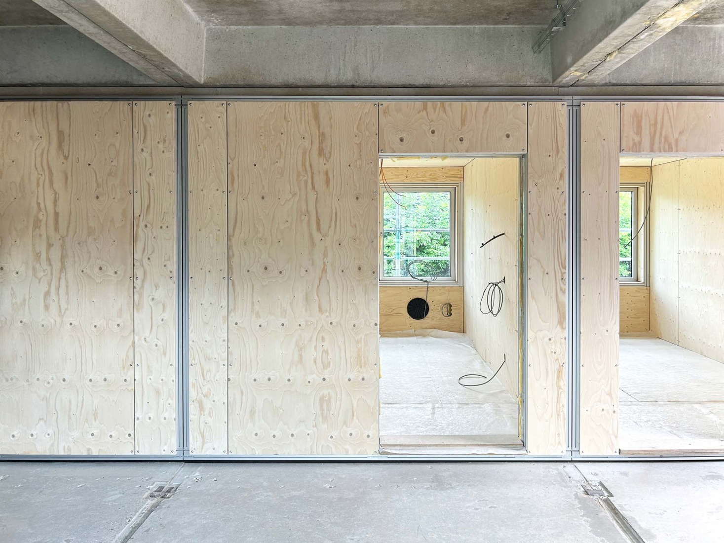 Construction process. WVDM Living Lab by MAKER architecten.