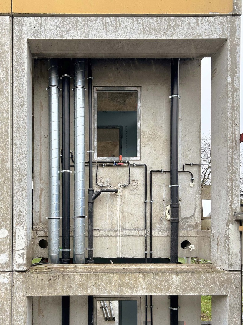 Construction process. WVDM Living Lab by MAKER architecten.