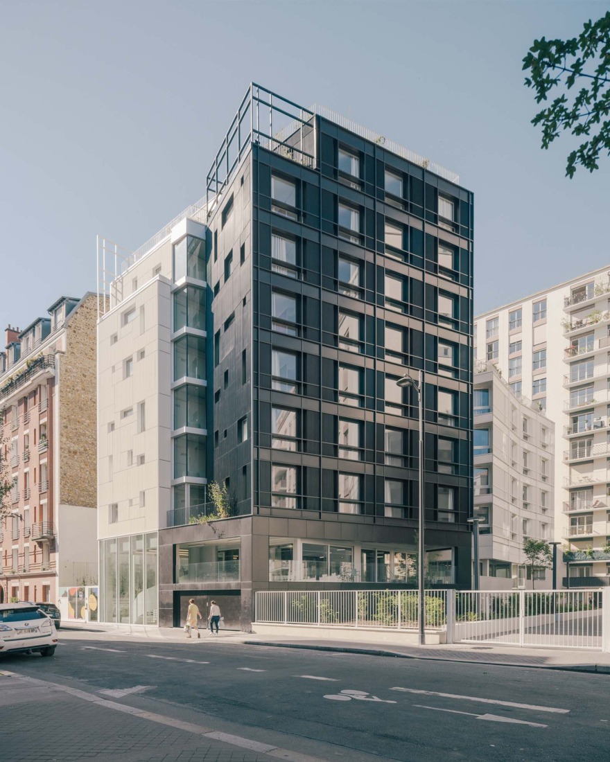 Residencia de estudiantes Lourmel por MARS Architectes. Fotografía por Charly Broyez.