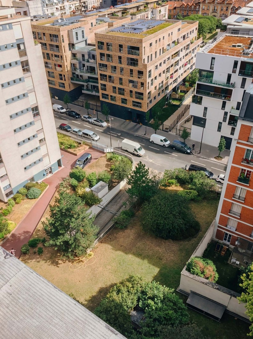 Residencia de estudiantes Lourmel por MARS Architectes. Fotografía por Raphael Renard.