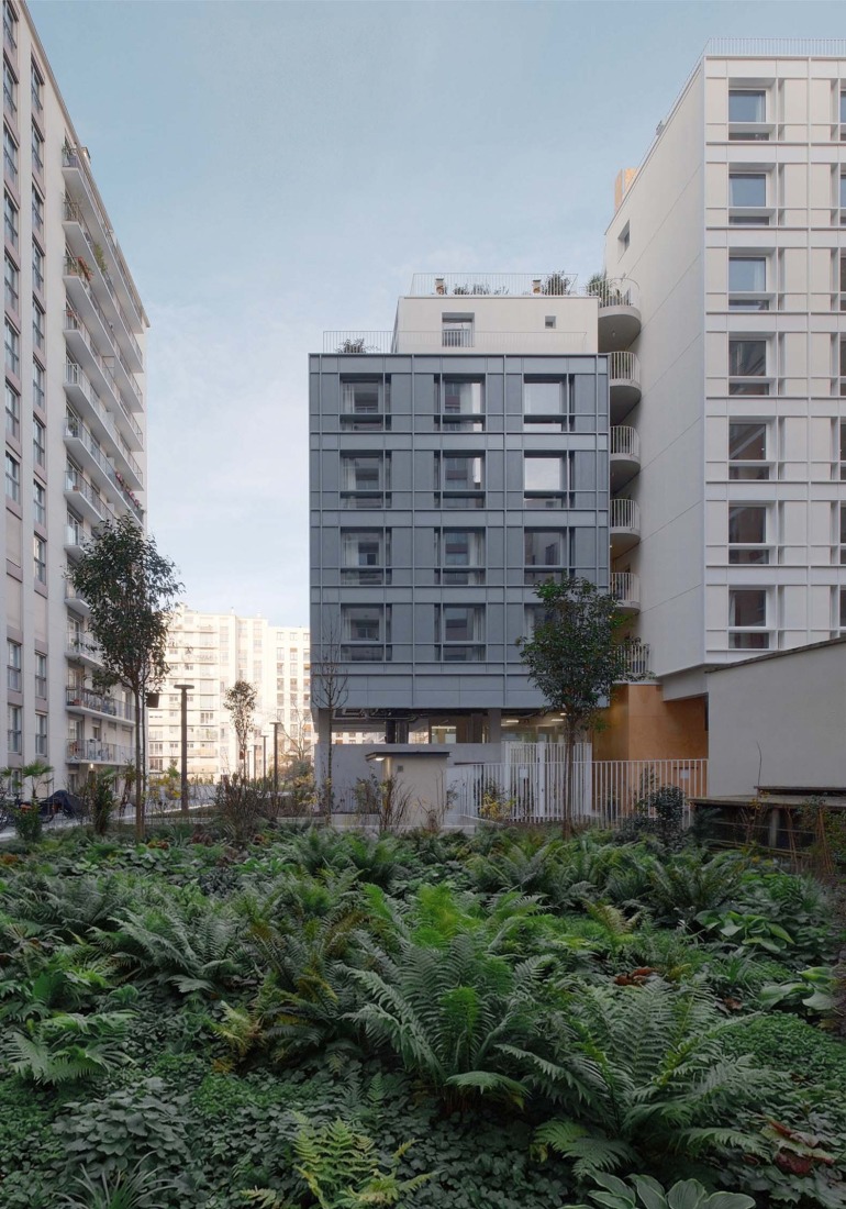 Residencia de estudiantes Lourmel por MARS Architectes. Fotografía por Raphael Renard.