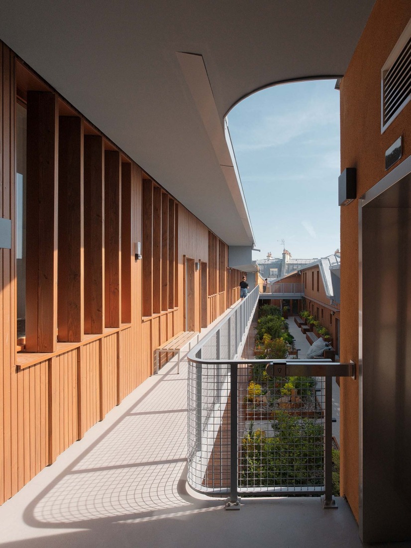 Pavée Street by MARS Architectes. Photograph by Raphael Renard.