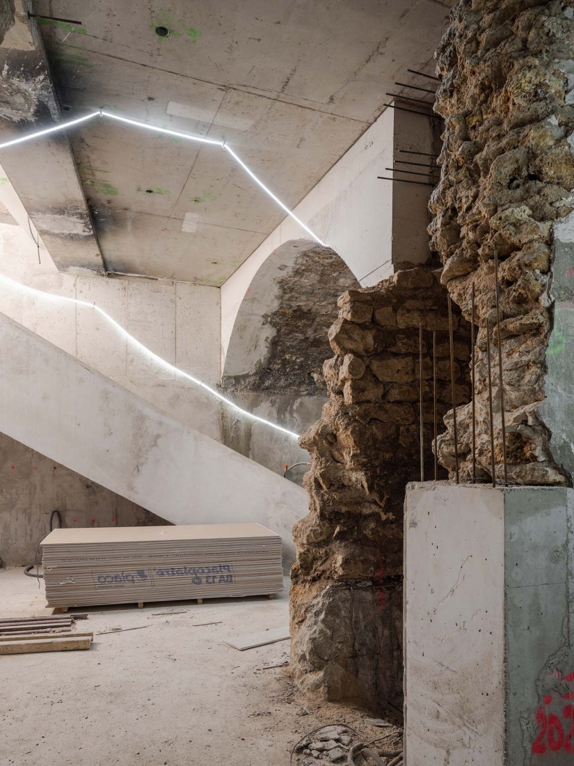 Constructive process. Pavée Street by MARS Architectes. Photograph by Maris Mezulis.