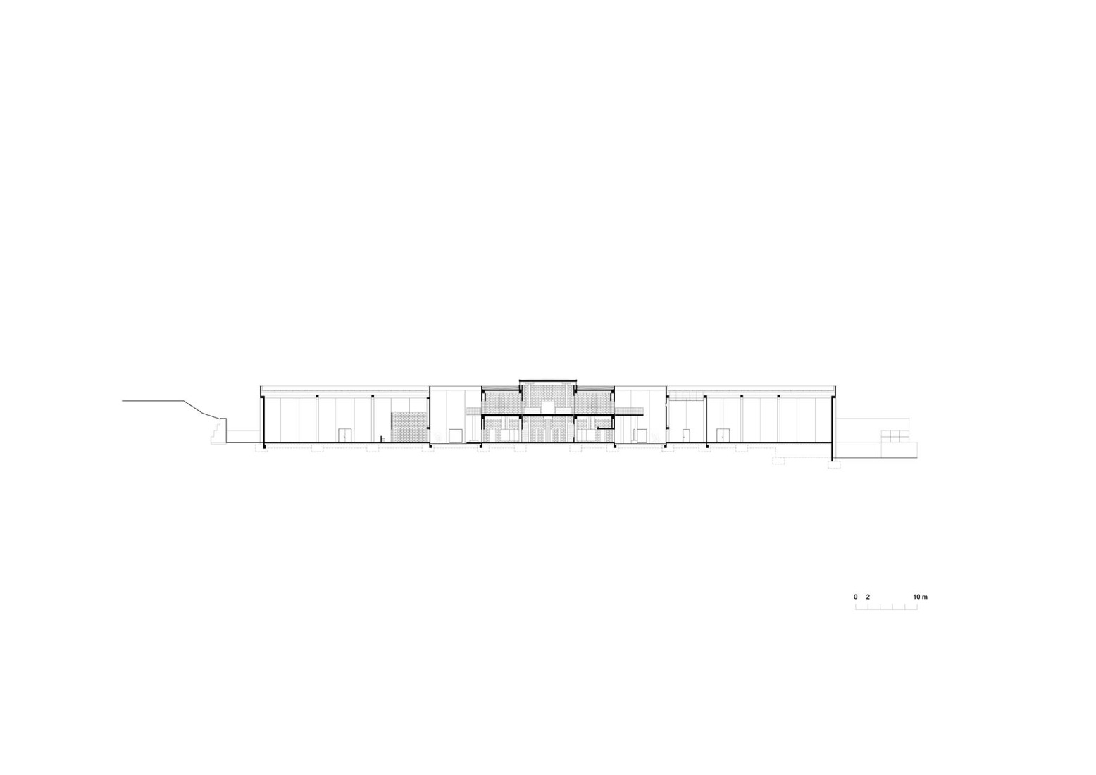 Section. Corcet Headquarters Building by Nuno Melo Sousa.