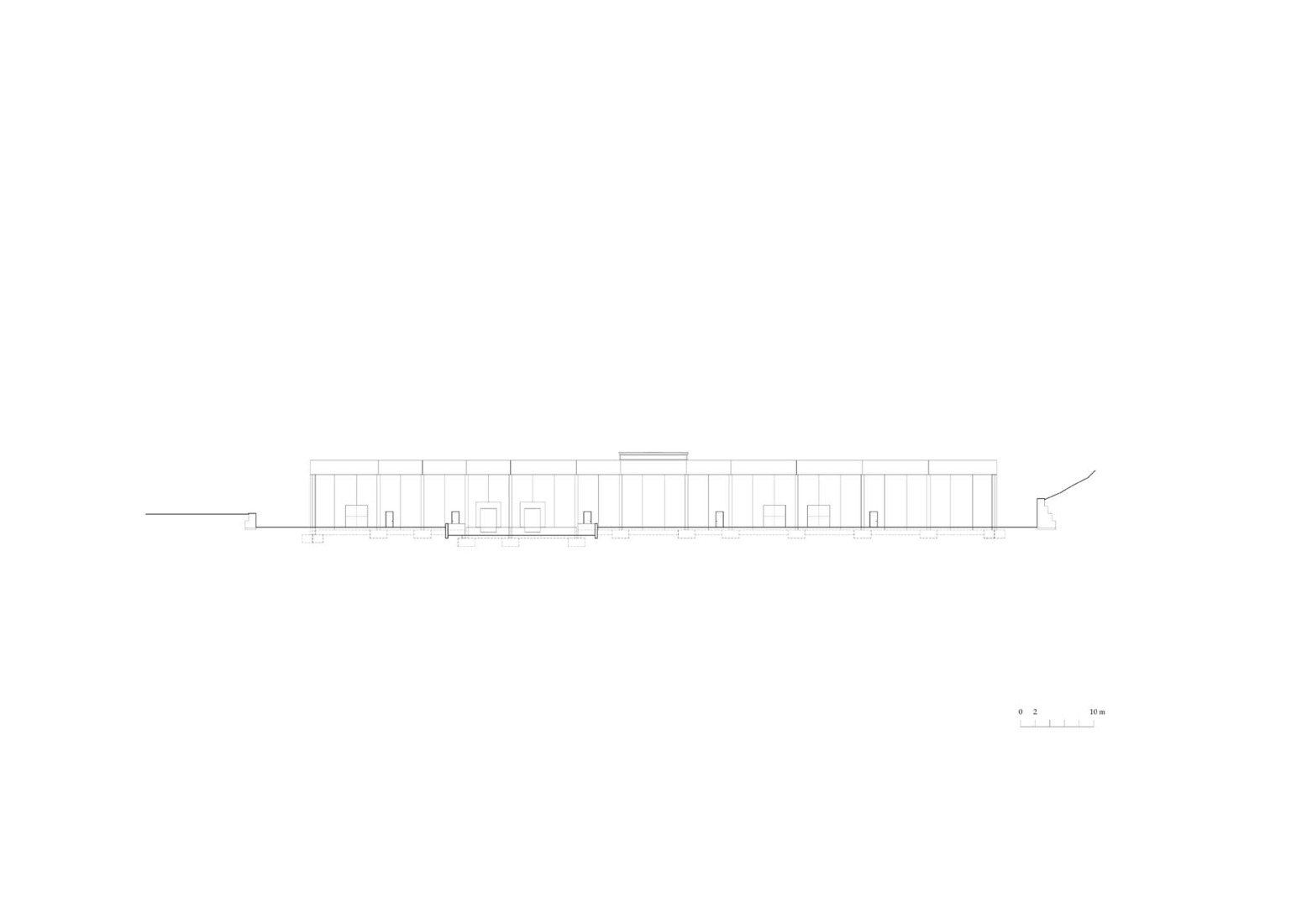 Elevation. Corcet Headquarters Building by Nuno Melo Sousa.