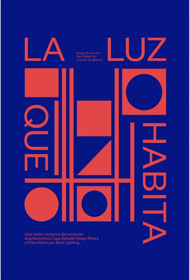Portada exposición. Cortesía de Birot Lighting.