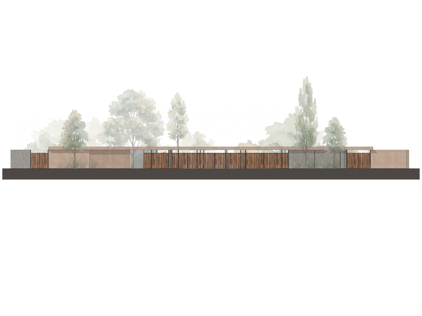 Elevation. Bosquet by Perimetral + AE Arquitectos.