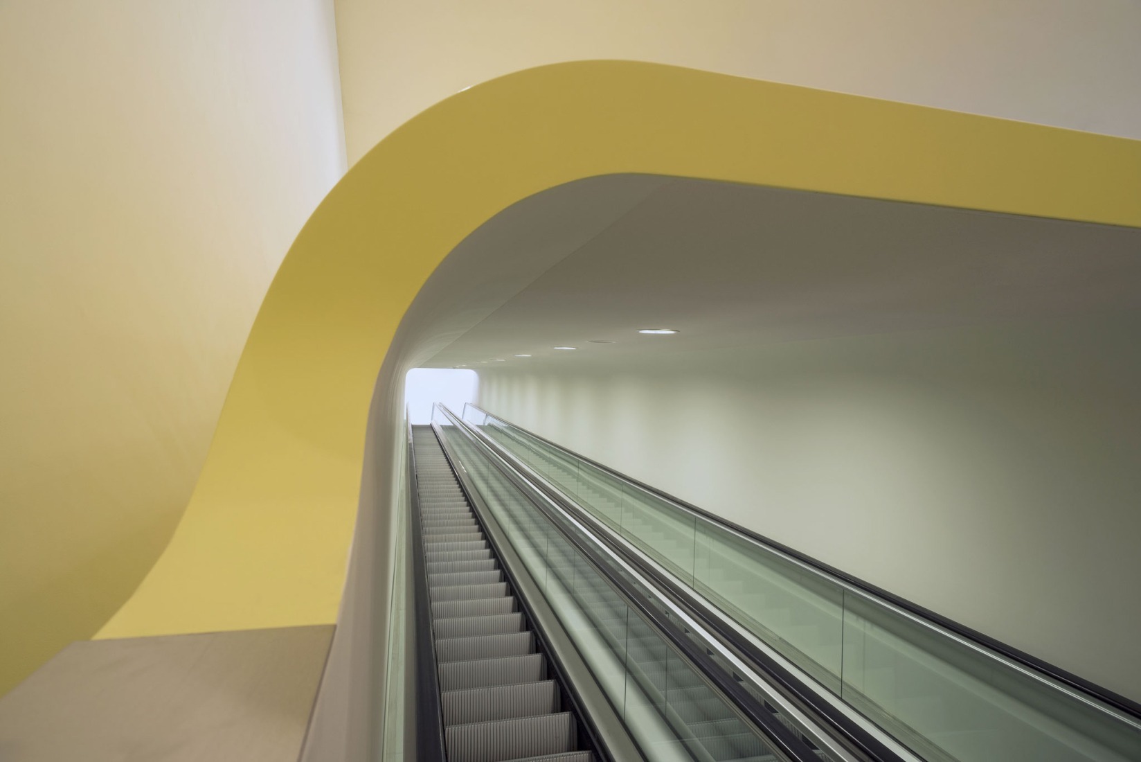 Stedelijk Museum escalator entrance. Photograph by John Lewis Marshall.
