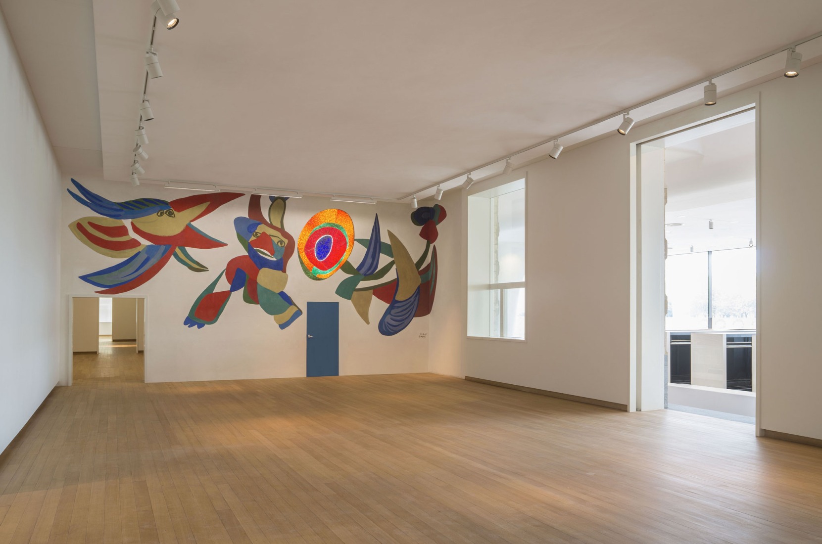 Karel Appel, Mural (1956), in the former restaurant space, Stedelijk Museum. Photograph by John Lewis Marshall.
