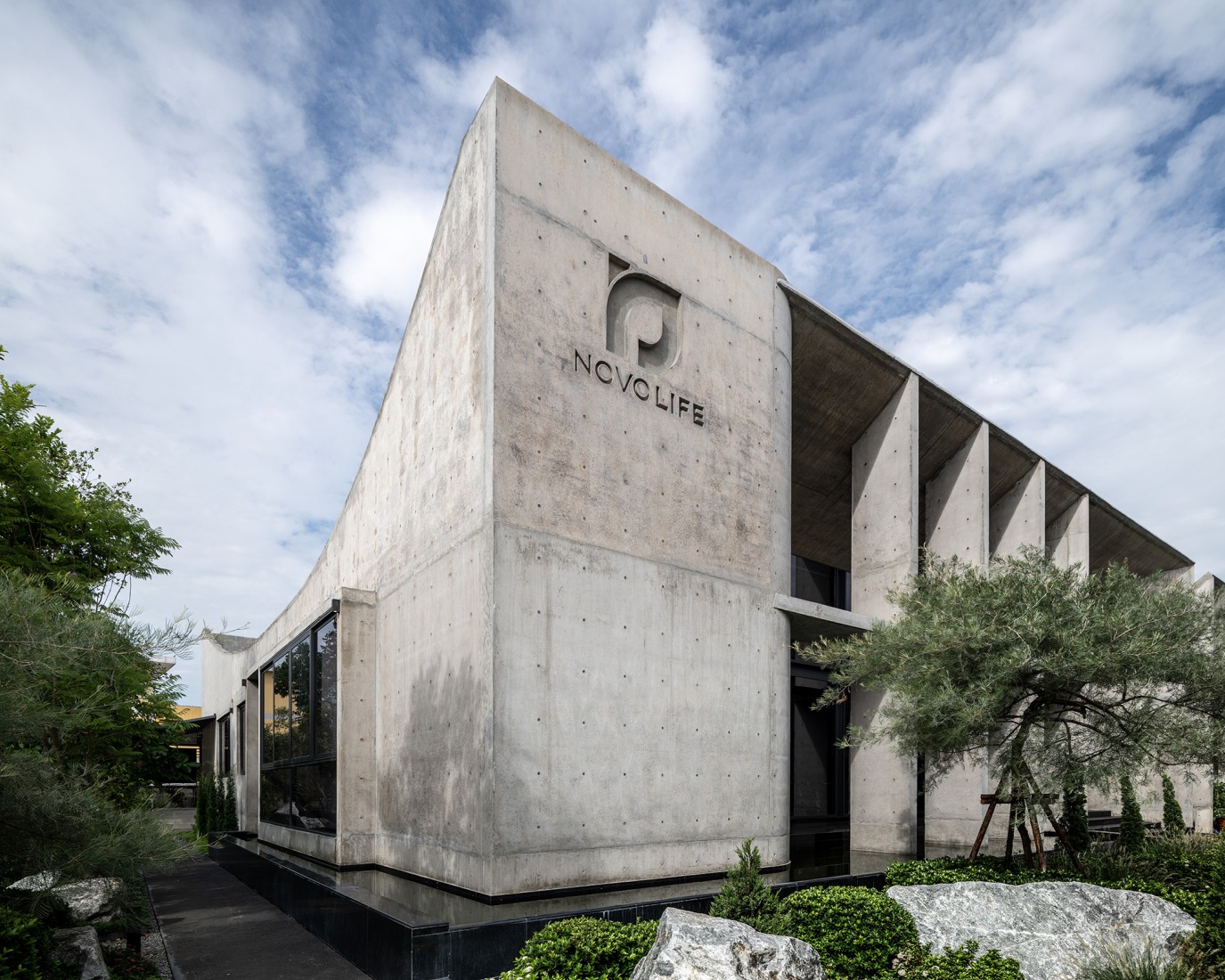 Exterior. Novolife HQ Office by Studio Krubka. Photograph by Weerapon Singnoi.
