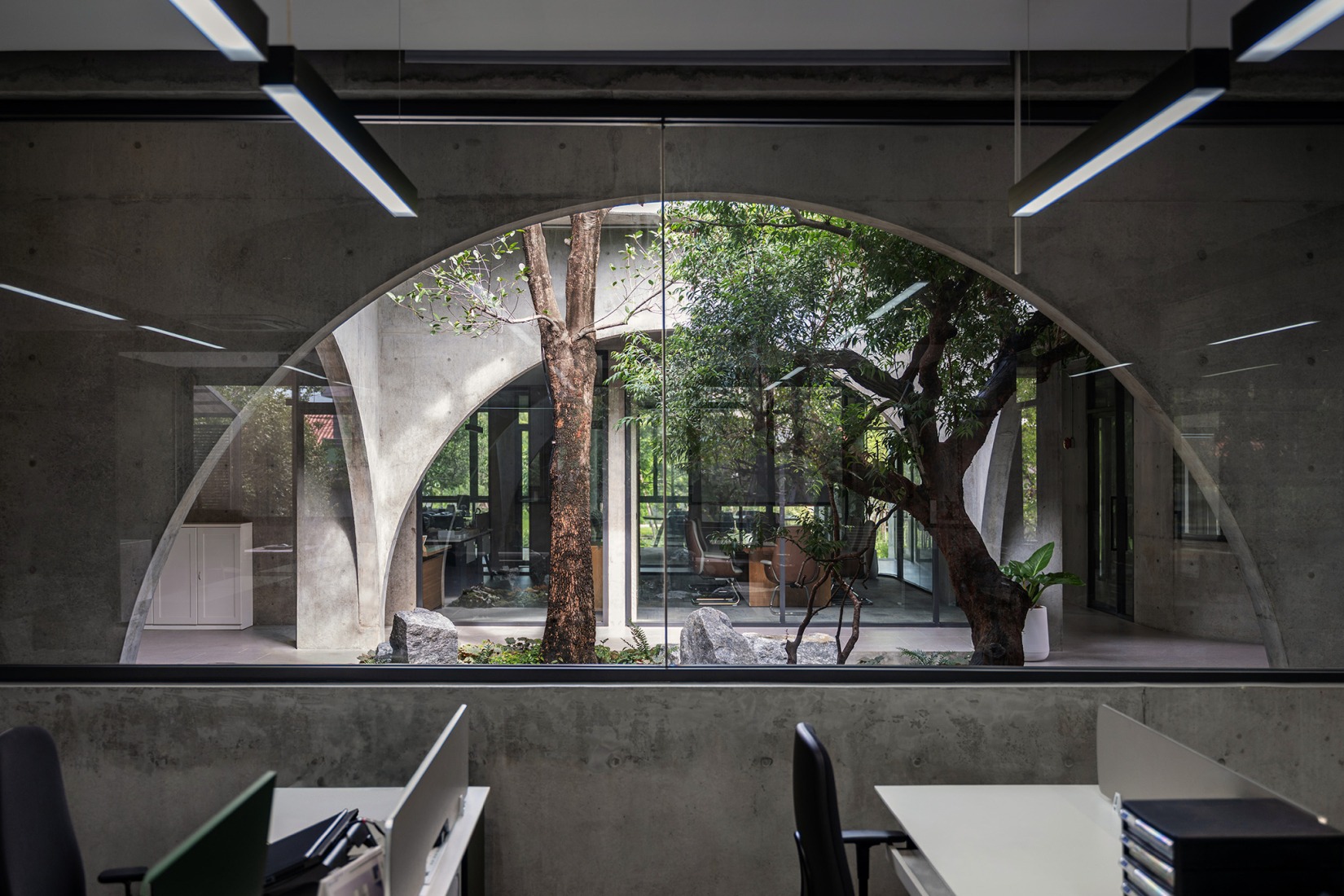 Office + Interior space. Novolife HQ Office by Studio Krubka. Photograph by Weerapon Singnoi.