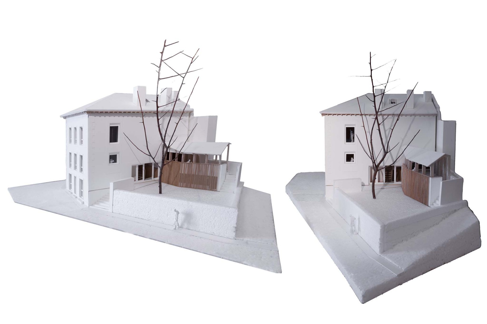 Maqueta. Edificio Elizatea por RUE arquitectos.
