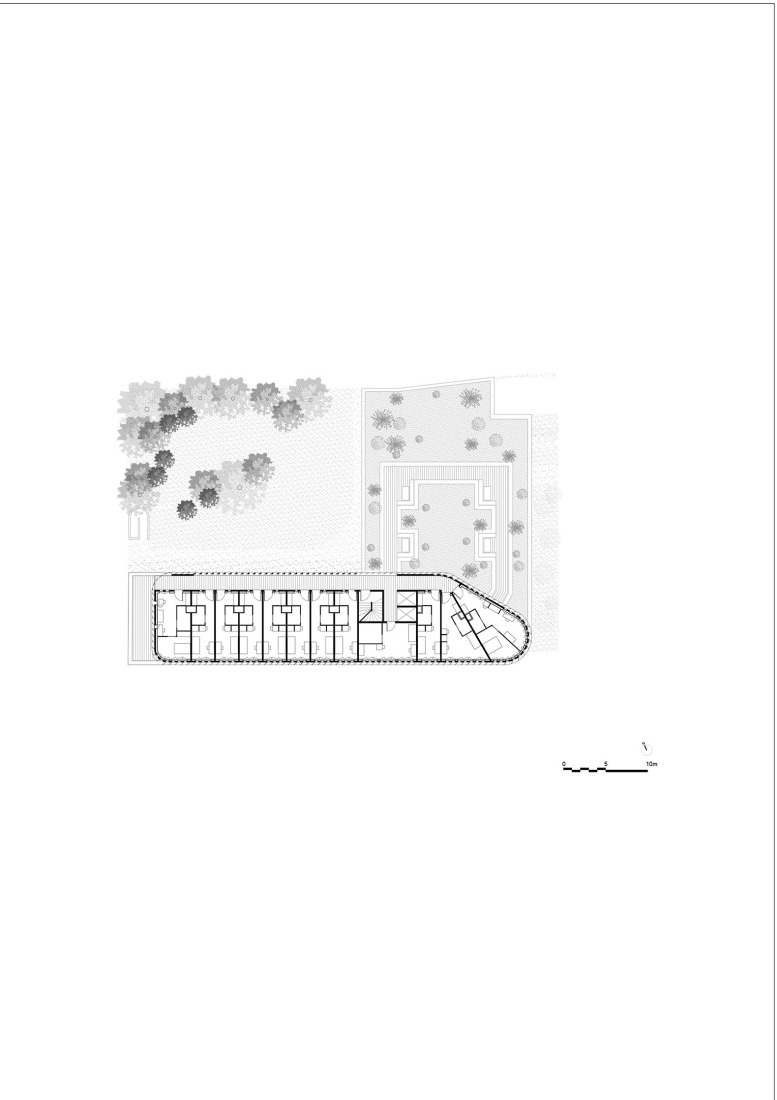 Sixth floor plan. OASIS by Atelier Stéphane Fernandez. 