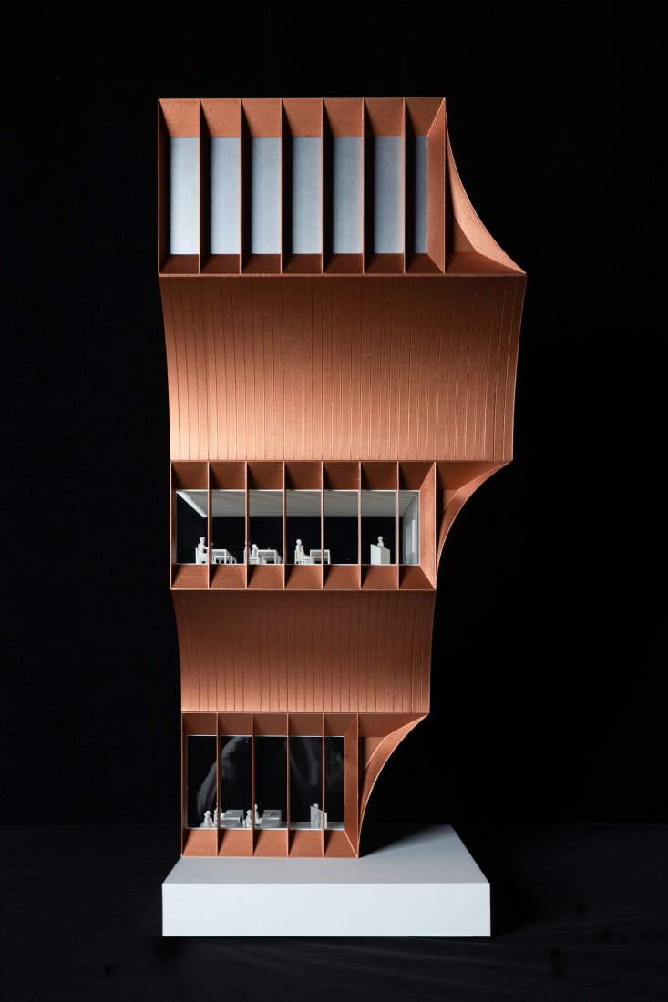 Model. Bentonville Institute of Technology by BIG-Bjarke Ingels Group. Image courtesy of BIG-Bjarke Ingels Group.