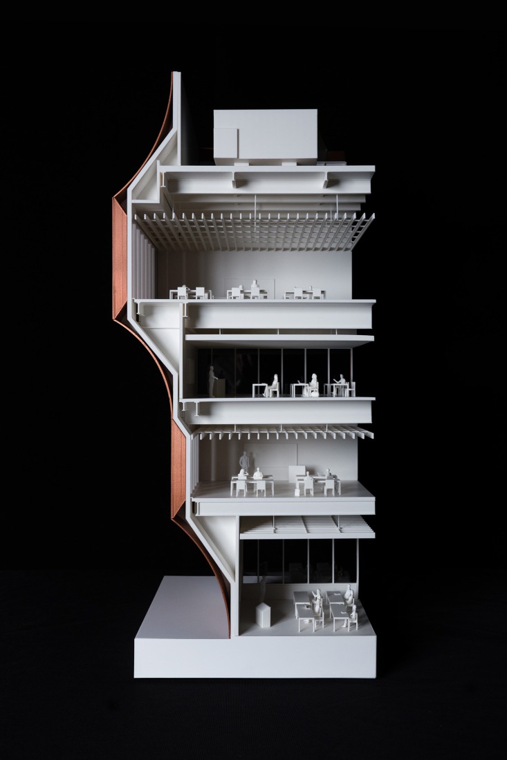 Model. Bentonville Institute of Technology by BIG-Bjarke Ingels Group. Image courtesy of BIG-Bjarke Ingels Group.