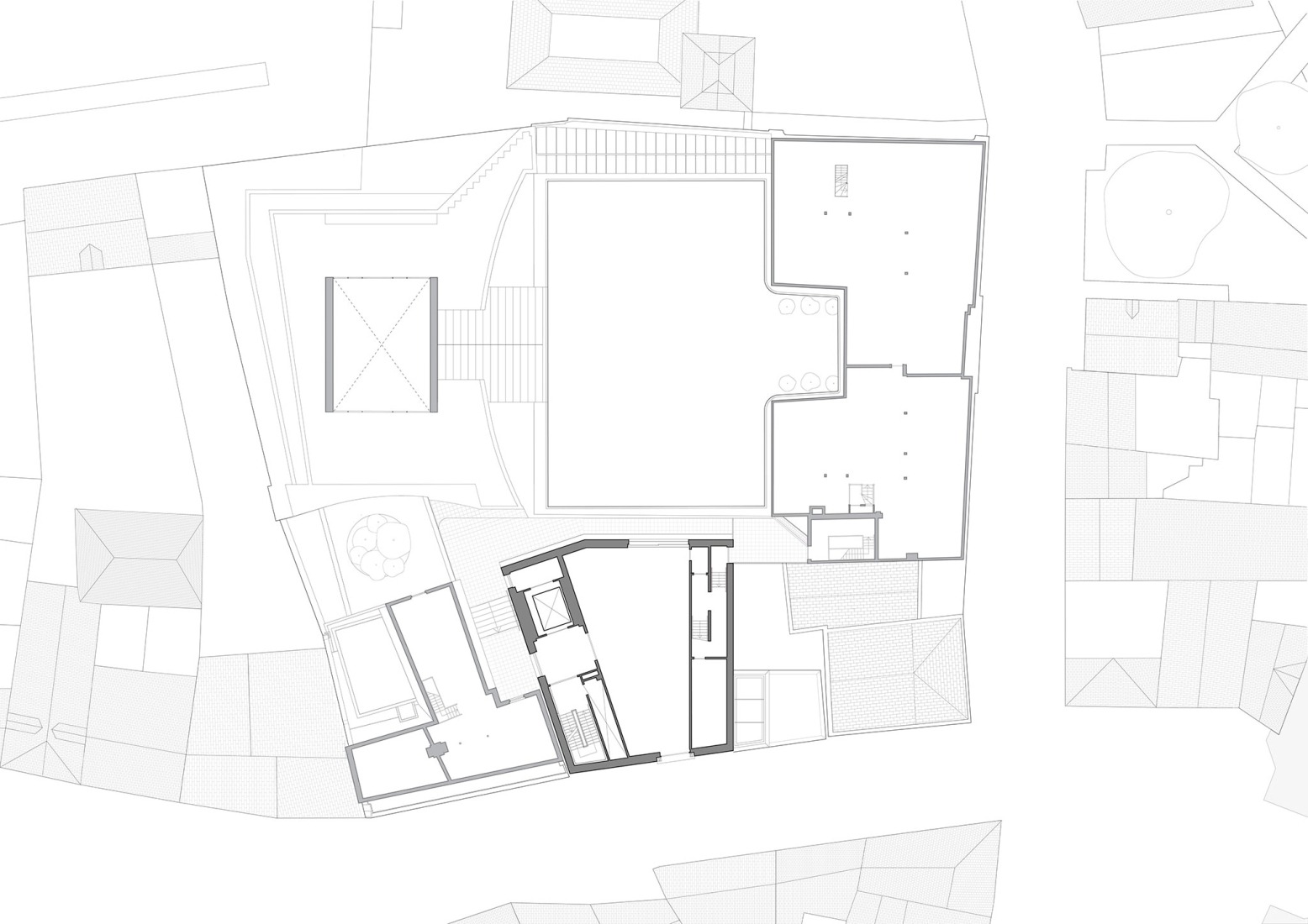 Plano de segunda planta. El Design Museum Gent por Carmody Groarke y ATAMA.