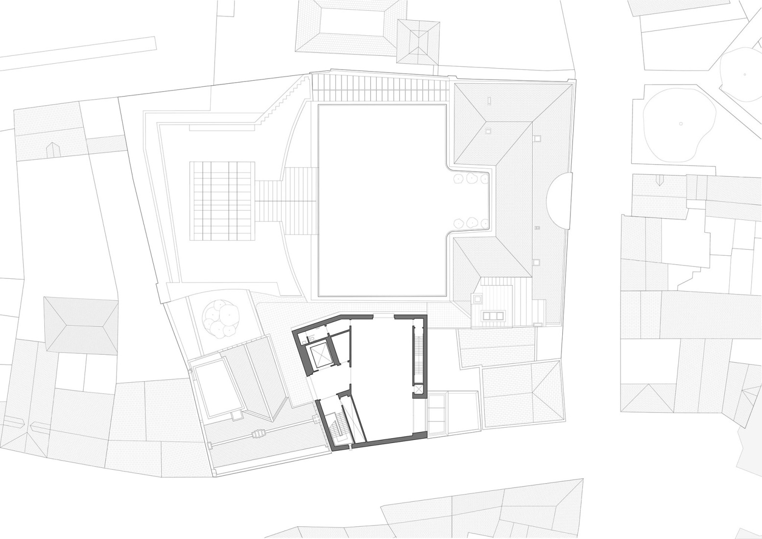 Plano de tercera planta. El Design Museum Gent por Carmody Groarke y ATAMA.