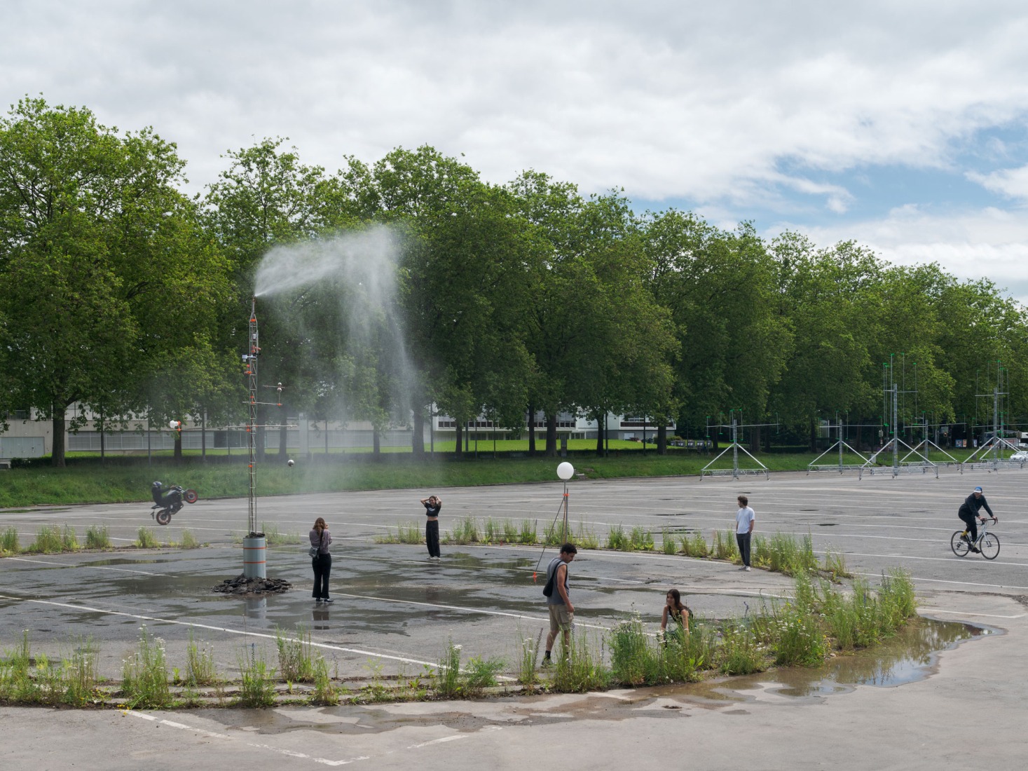 Craquelures dans le réel Bains de Bellerive by Gonzalo Peña Sancho, architect (KRI), Ilse Cardenas, Diego Escamilla, architects (Palma), Fujan Fahmi, landscape designer (MOFA), Lucia Espinosa de los Monteros Garcia Frias, landscape designer (KOIZ studio), Federico Lepre, architect (atelier ll0l0l). Photography by DSL Studio, Federico Lepre.