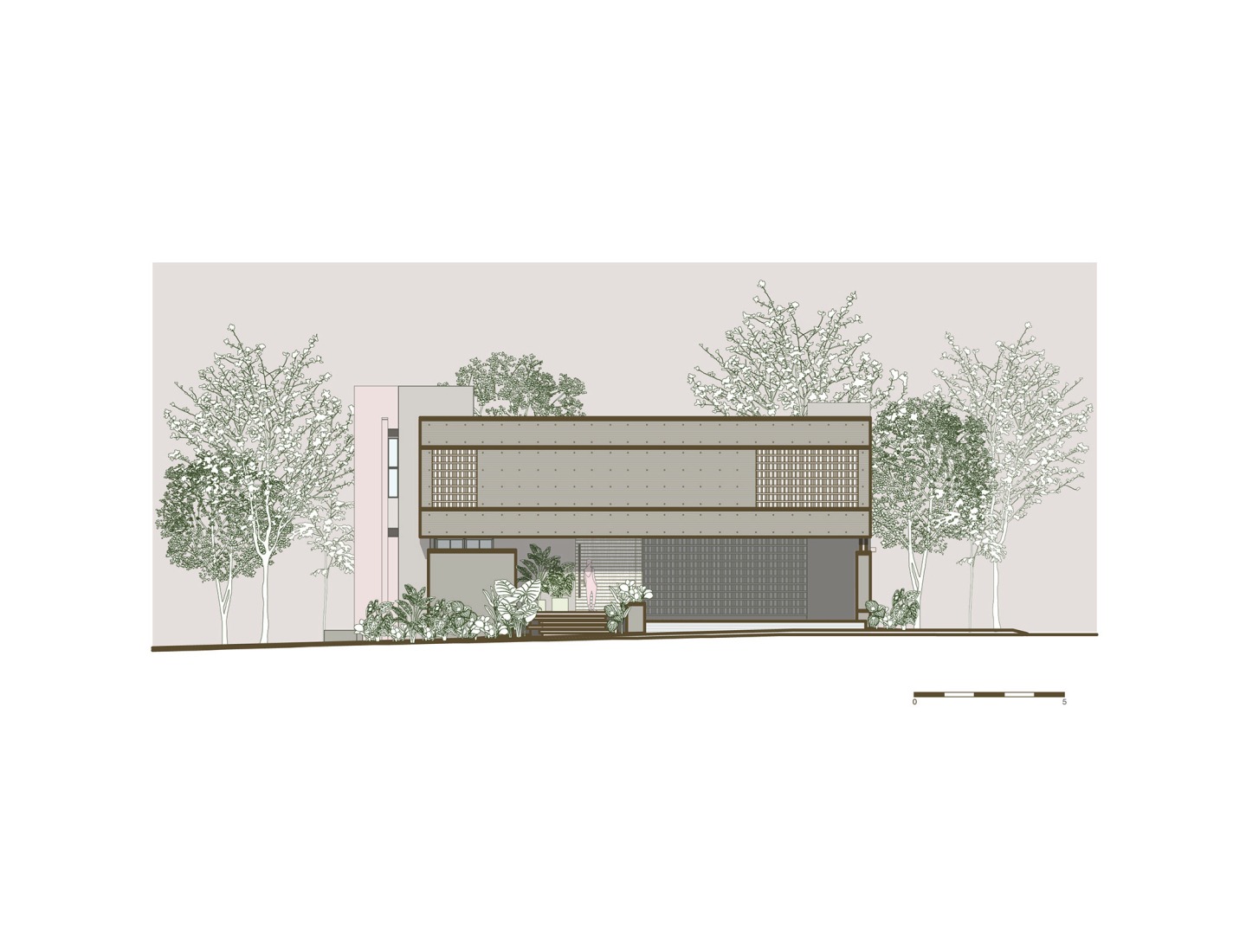Fachada principal. Casa Akina por Di Frenna Arquitectos.