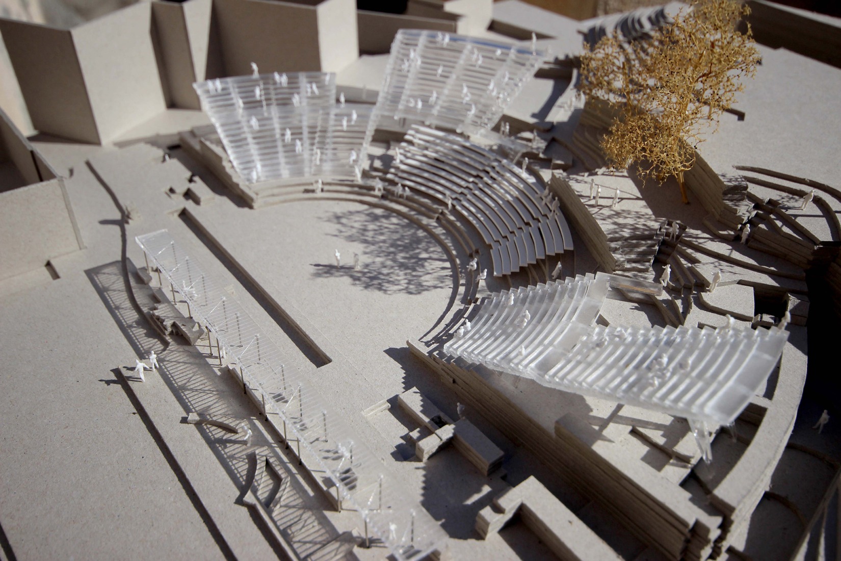 Maqueta. Reconstrucción del Teatro Romano de Pula por Emil Jurcan.
