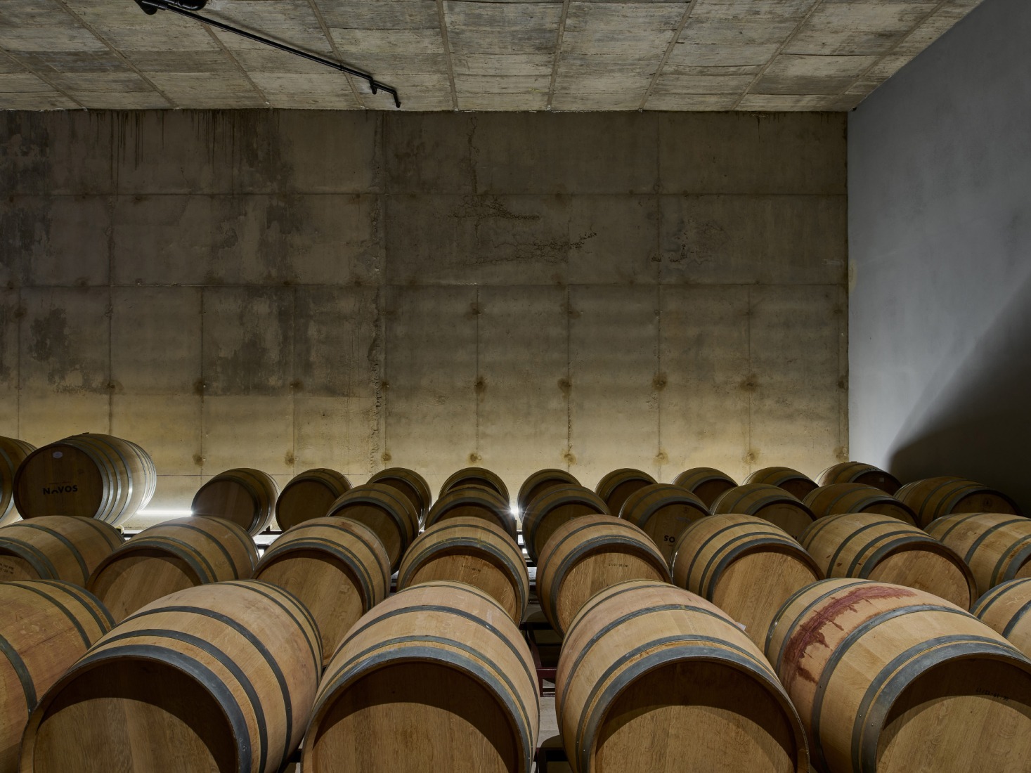Bodega Novos by García Floquet arquitectos. Photograph by Iñaki Bergera.