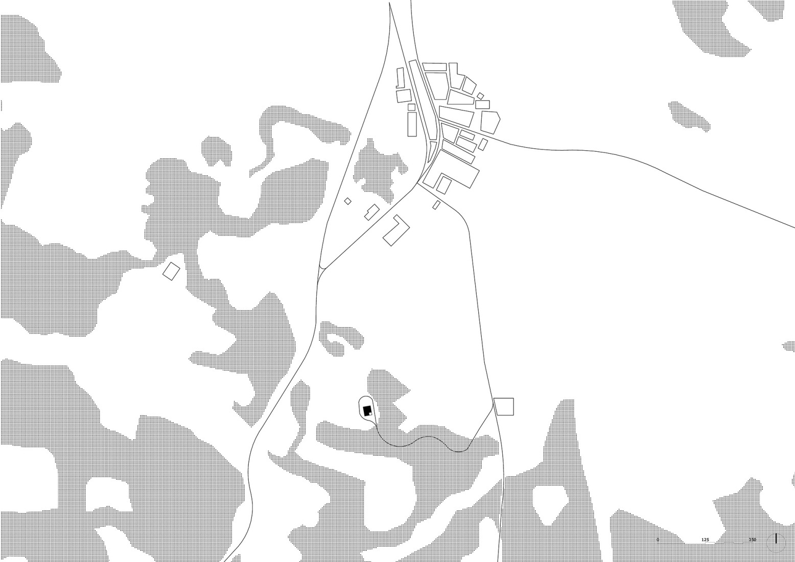 Site plan. Bodega Novos by García Floquet arquitectos.