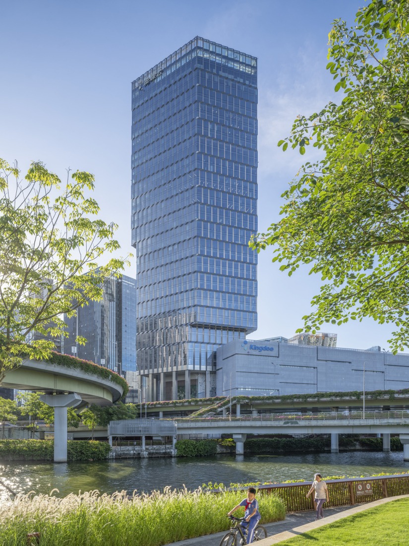 Kingdee Cloud Tower by HENN. Photograph by Tian Fangfang.