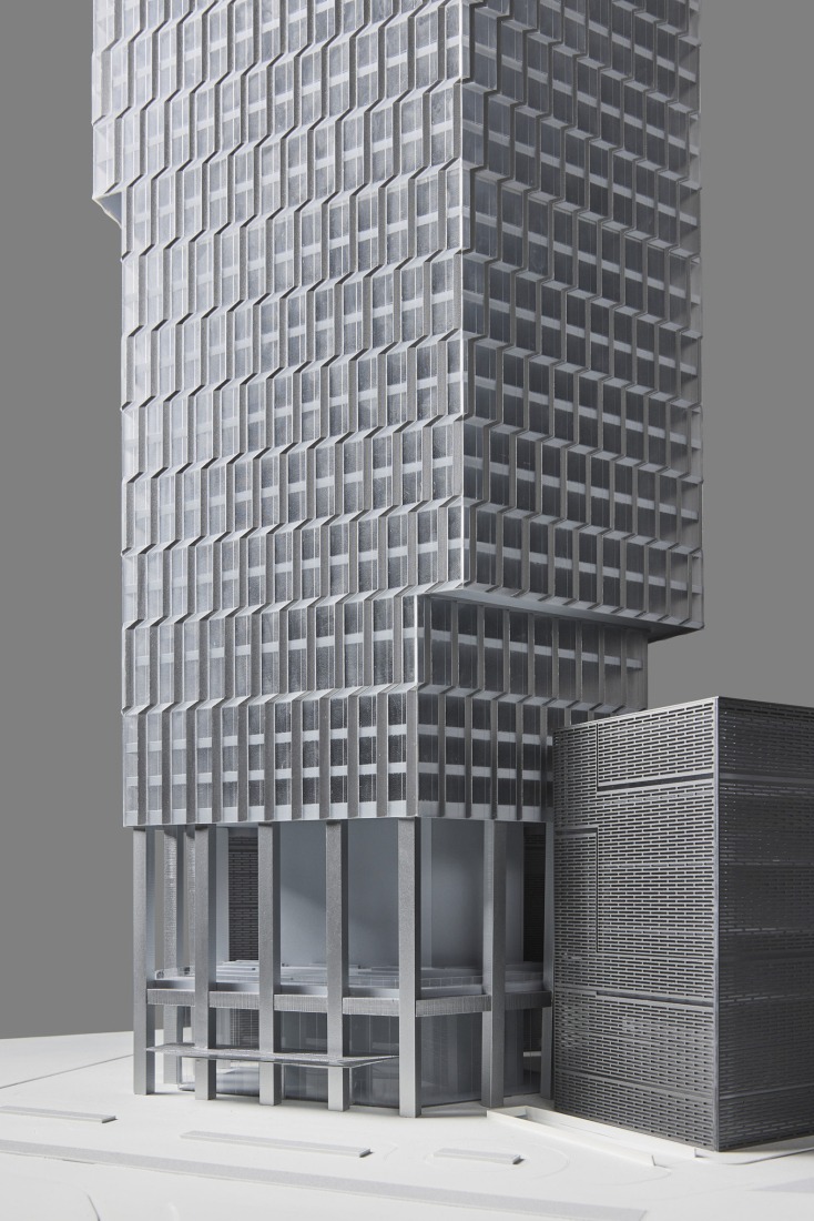 Model. Kingdee Cloud Tower by HENN. Photograph by STUDIO FANG.