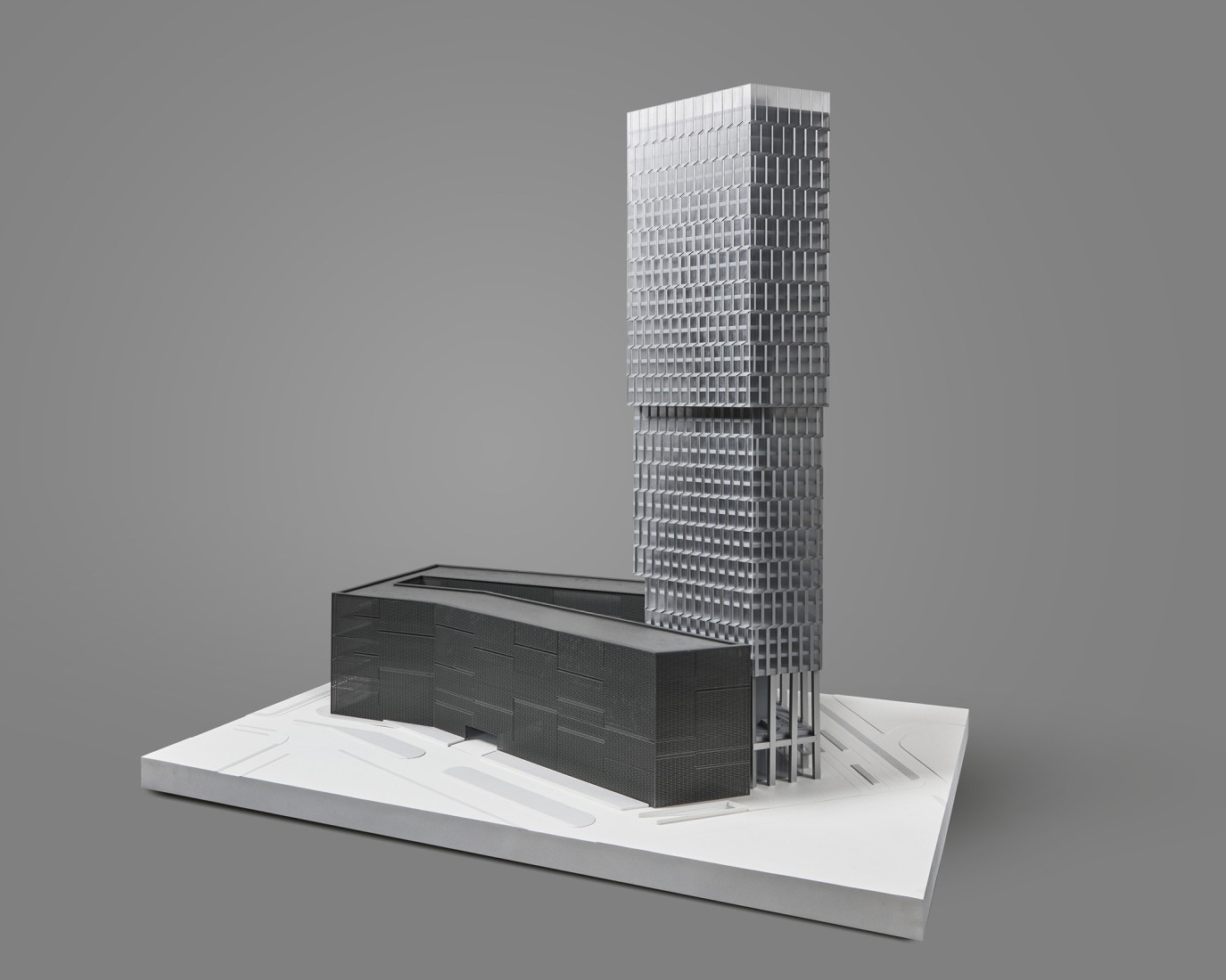 Model. Kingdee Cloud Tower by HENN. Photograph by STUDIO FANG.