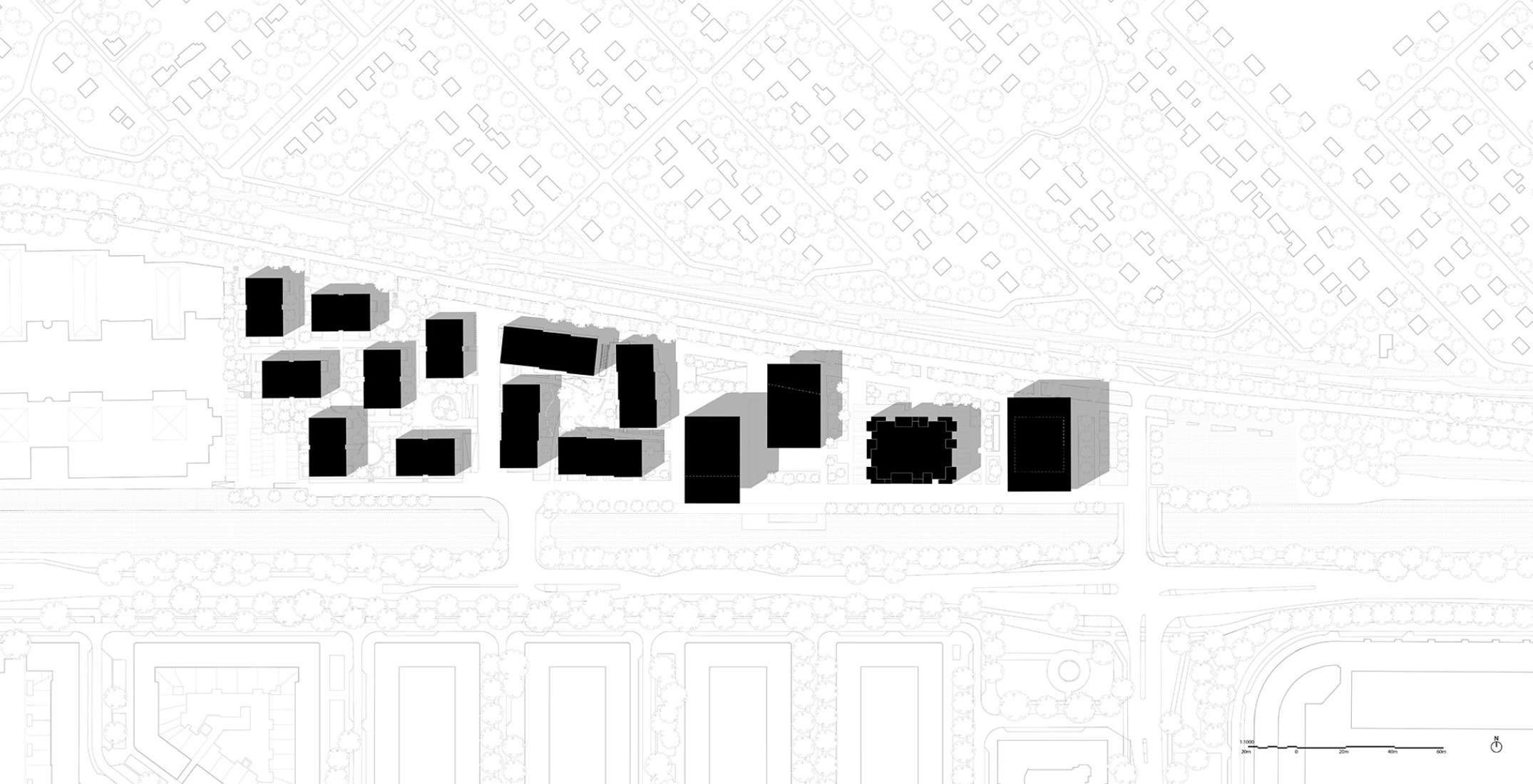 Site plan. Westerpark West by MVRDV.