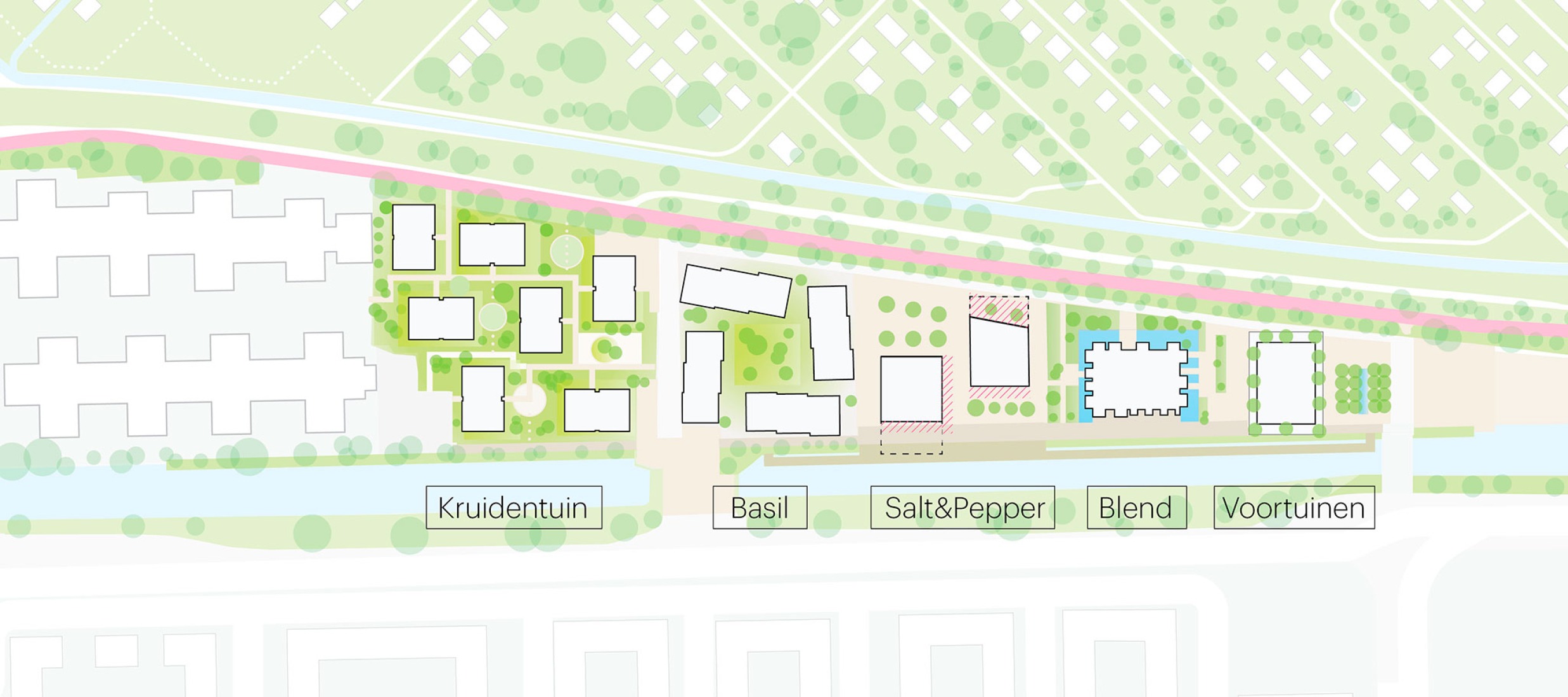 Diagrams. Westerpark West by MVRDV.