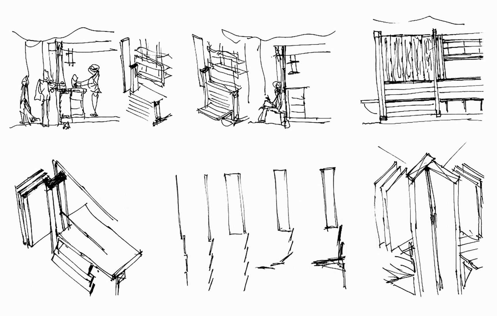 Sketch. Redevelopment of the PROGR Courtyard in Berne, Switzerland by Salewski Nater Kretz, Miriam Sturzenegger  and bbz landschaftsarchitekten.