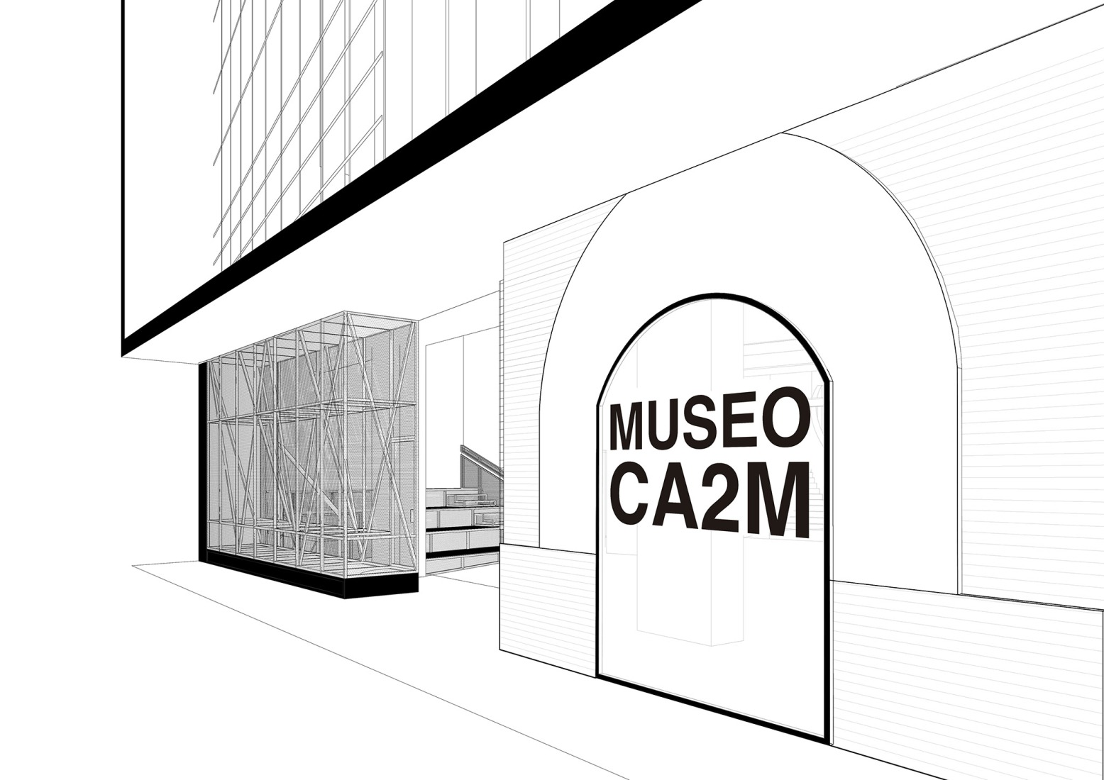 Perspectiva entrada. Correcciones Tipológicas: CA2M+ por Pedro Pitarch.