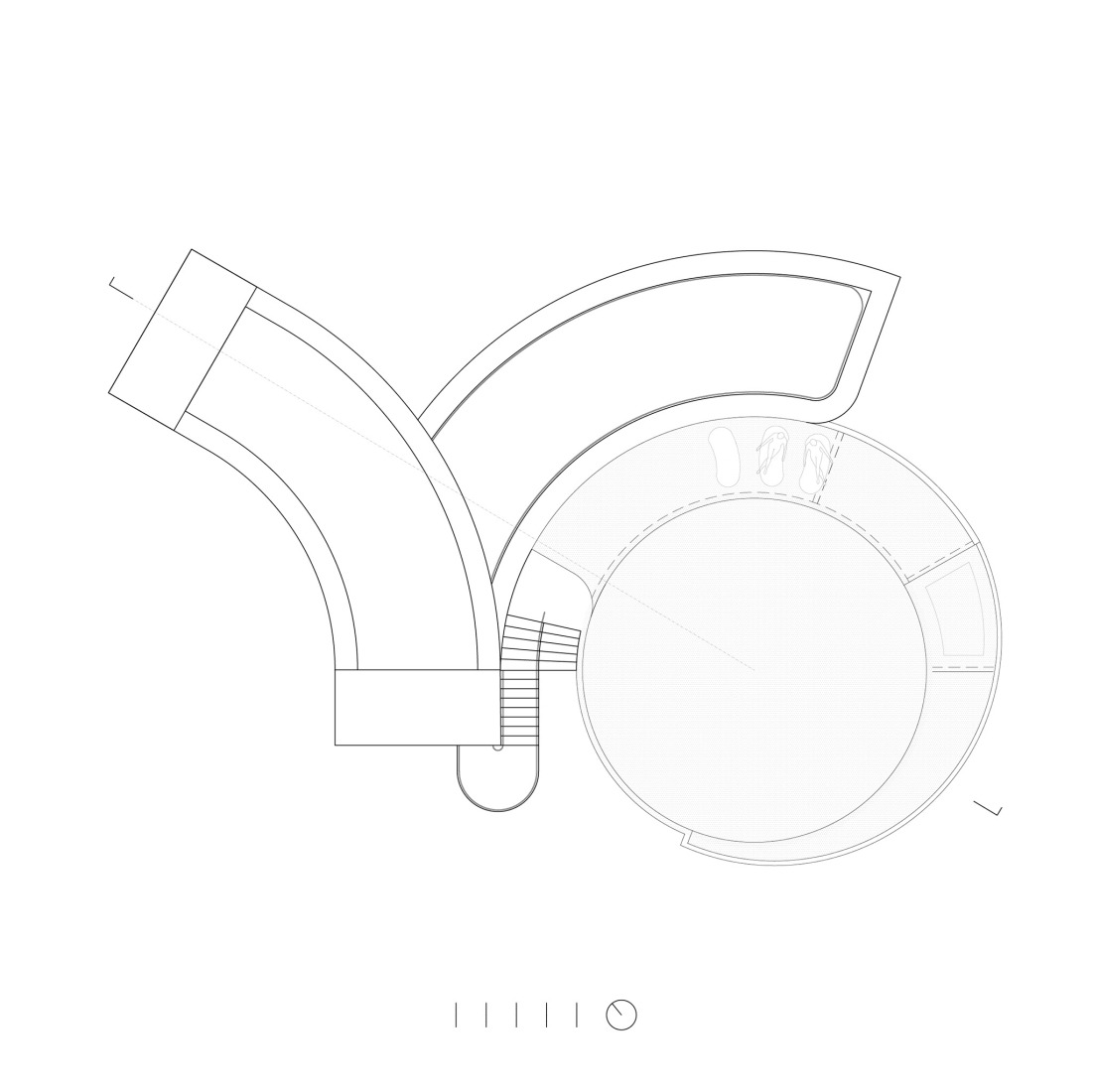 Roof floor plan. Nereidas Homes by Studio Font.