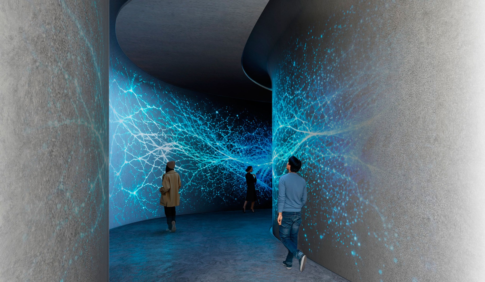 Render. Suseong Continuum by Ole Scheeren.
