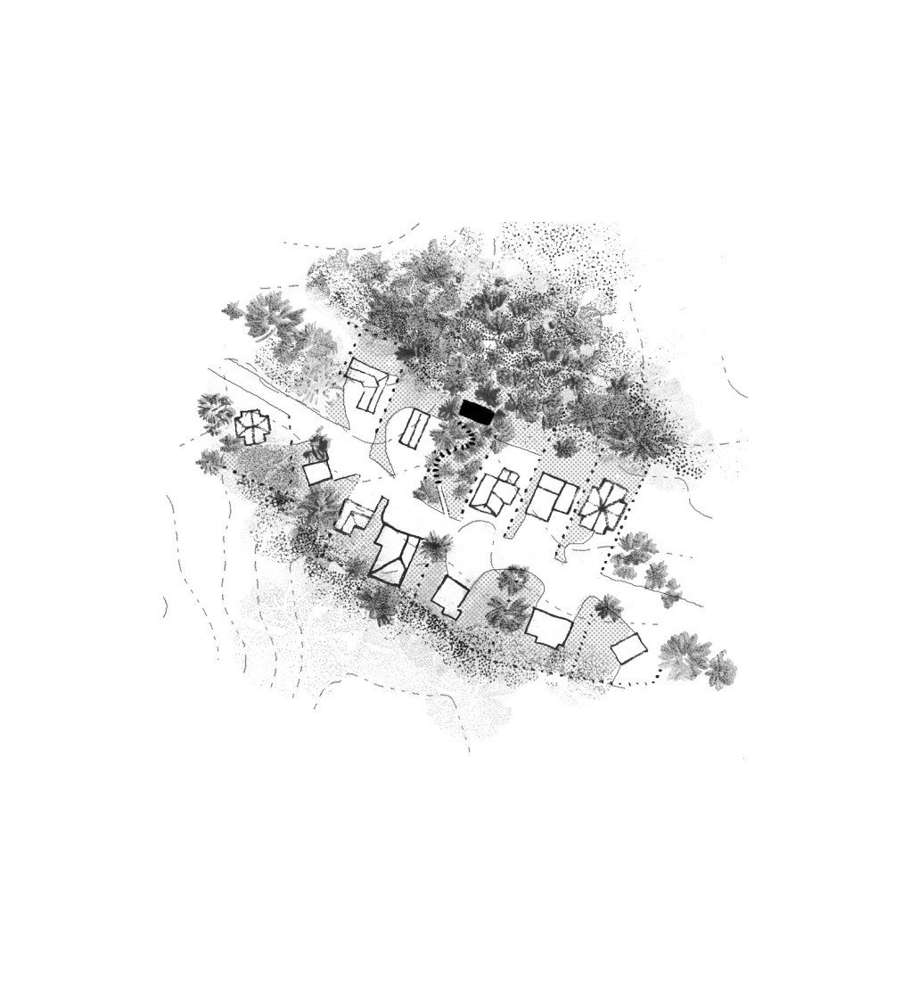 Boceto. Casa Bosc por Ágora Arquitectura.